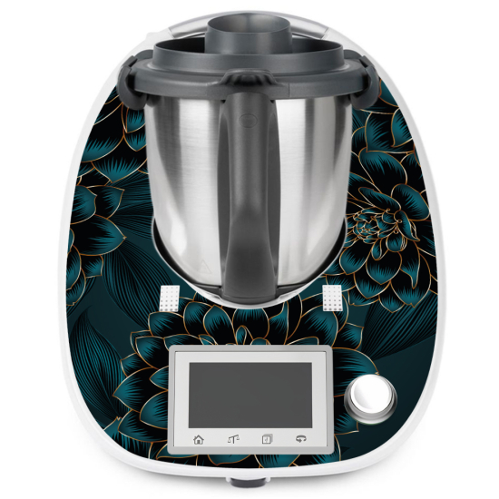 Vinilo Adhesivo Thermomix - TM5 - Flores
