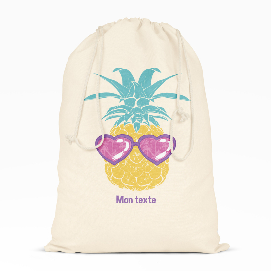 Bolsa de hilo personalizada - Piña