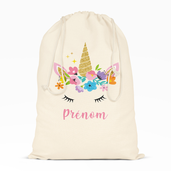 Bolsa de hilo personalizada - Unicornio mágico