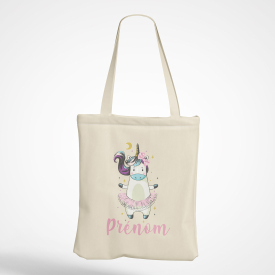 Bolsa personalizada - Bailarina unicornio