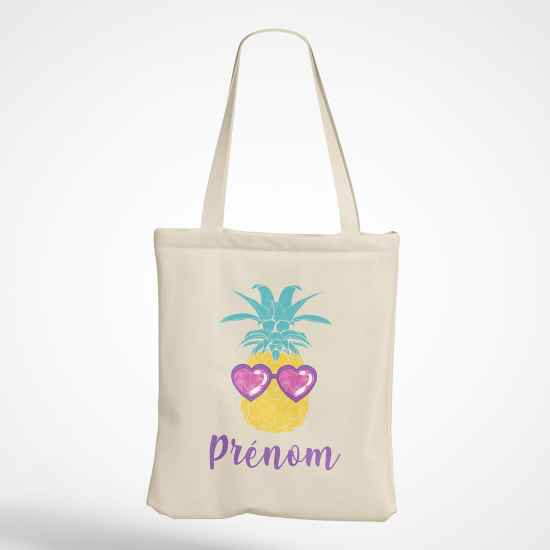 Bolsa personalizada - Corazones de piña