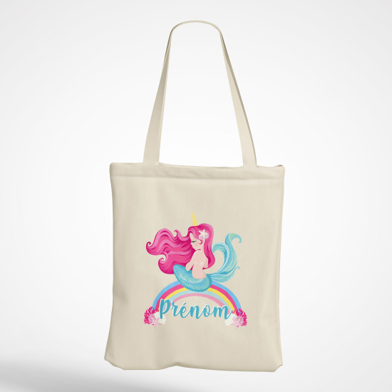 Bolsa personalizada - Sirena arcoÃris