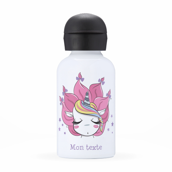 Cantimplora isotérmica personalizada para niños - Unicornio