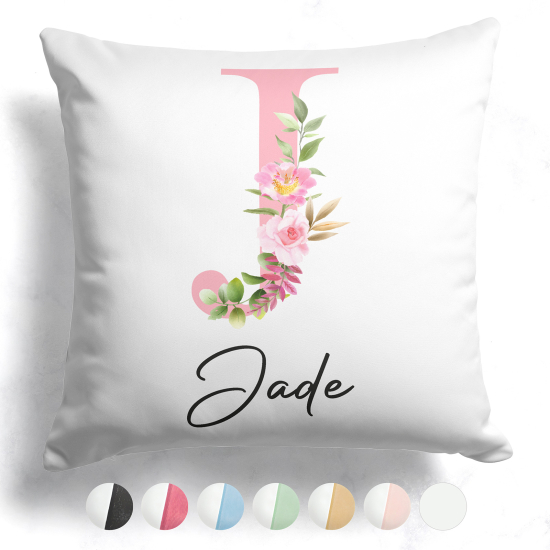 CojÃn bicolor personalizado con monograma - Letra J