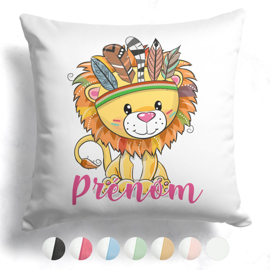 CojÃn bicolor personalizado - León indio