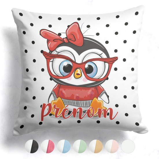 CojÃn bicolor personalizado - Pingüino de anteojos