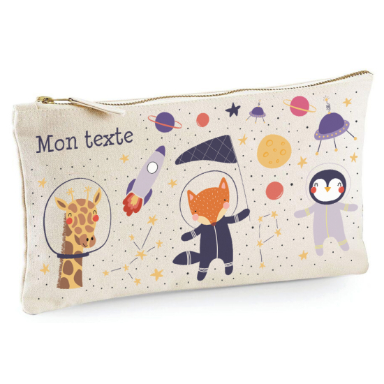 Estuche / Bolsa - Animales astronautas