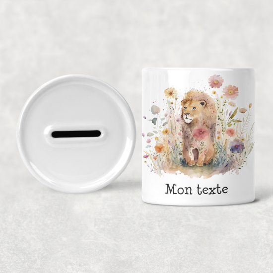 Hucha para niños personalizada - Infantil - León