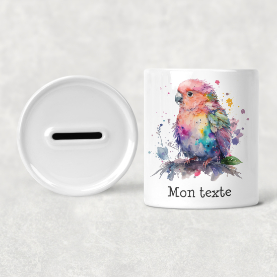 Hucha para niños personalizada - Infantil - Loro