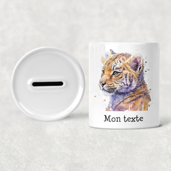 Hucha para niños personalizada - Infantil - Tigreau