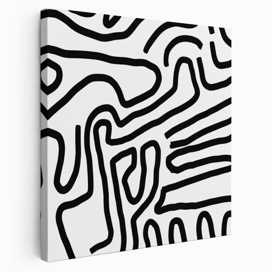 Lienzo cuadrado - Motivo geométrico