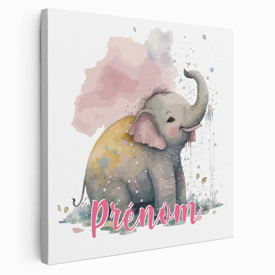 Lienzo personalizado para niños - Infantil - Elefante