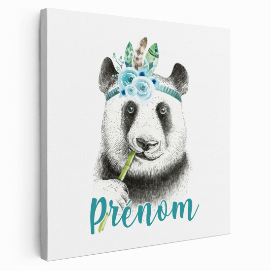 Lienzo personalizado para niños - Infantil - Panda
