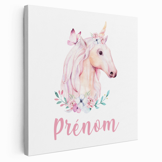 Lienzo personalizado para niños - Infantil - Unicornio