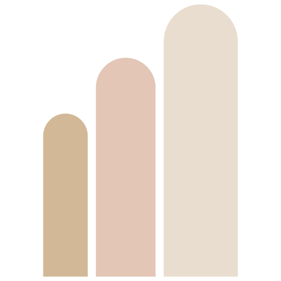 Lote de 3 Pegatinas Diseño Arcos