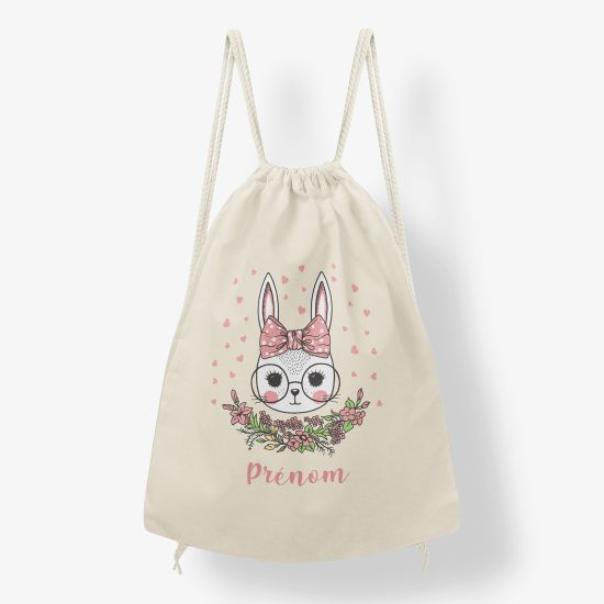 Mochila personalizada - Diseño conejo