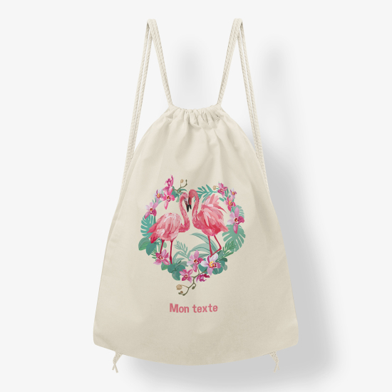 Mochila personalizada - Flamenco rosa