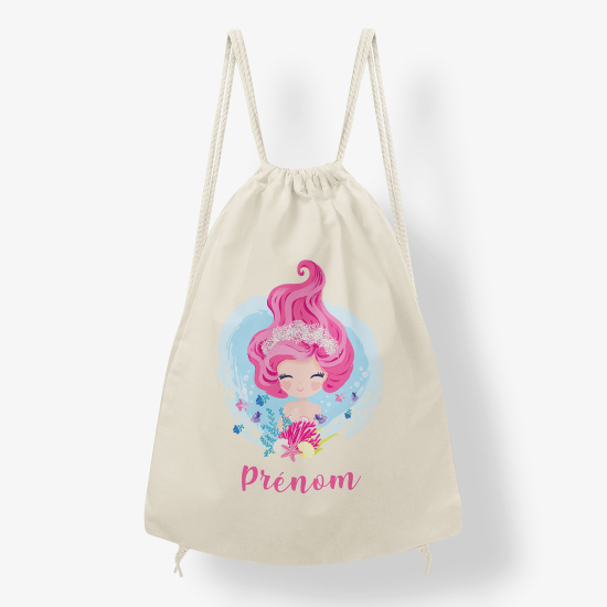 Mochila personalizada - Sirena