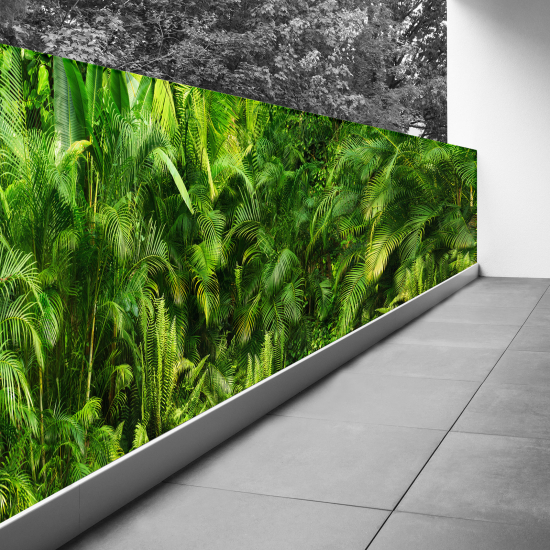 Pantalla de privacidad para balcón - 100x300 cm - Jungla