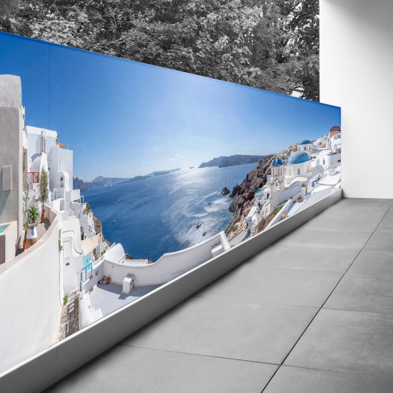 Pantalla de privacidad para balcón - 120x332 cm - Santorini