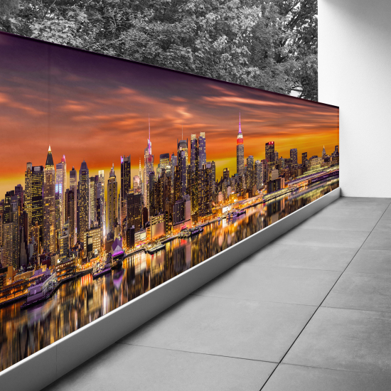 Pantalla de privacidad para balcón - 80x300 cm - Nueva York