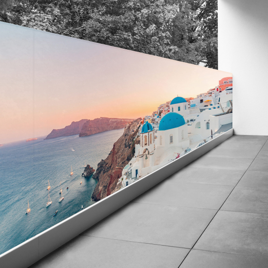 Pantalla de privacidad para balcón - 90x225 cm - Santorini