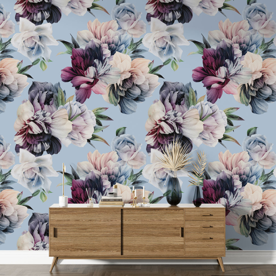 Papel pintado con motivos XL - Motivo floral