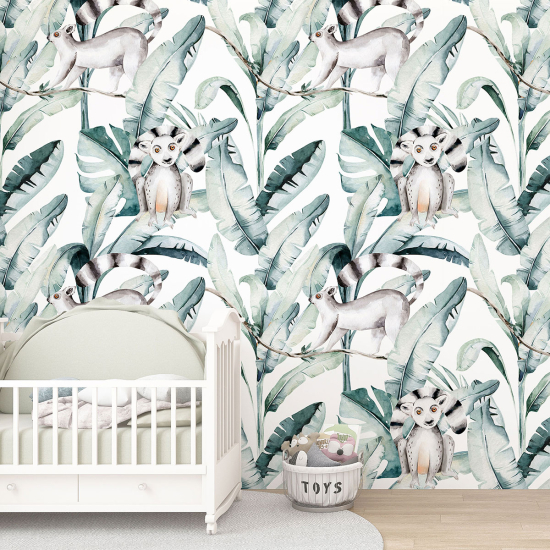 Papel pintado con motivos XL para niños - infantil - Animales