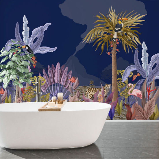 Papel pintado panorámico - Animales de la Selva