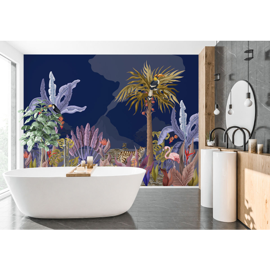 Papel pintado panorámico - Animales de la Selva