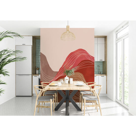 Papel pintado panorámico - Desierto Boho