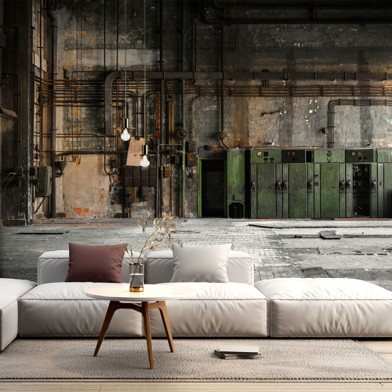 Papel pintado panorámico - Fábrica abandonada