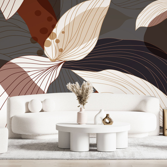 Papel pintado panorámico - Flores