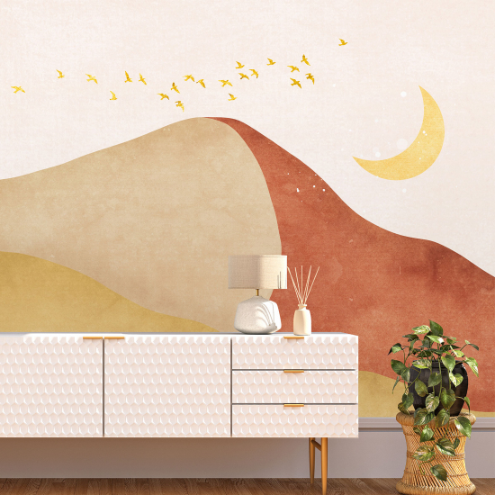 Papel pintado panorámico - Paisaje Boho