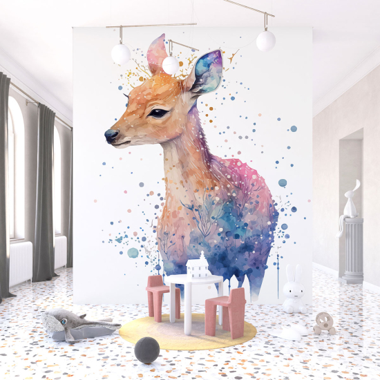 Papel pintado panorámico para niños - Infantil - Cierva