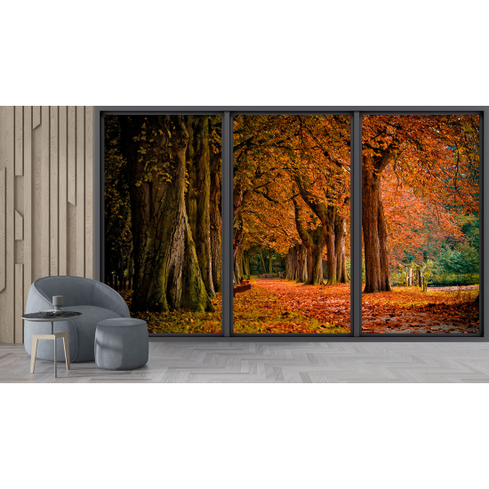 Papel pintado panorámico trampantojo - Bosque