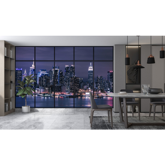 Papel pintado panorámico trampantojo - Nueva York