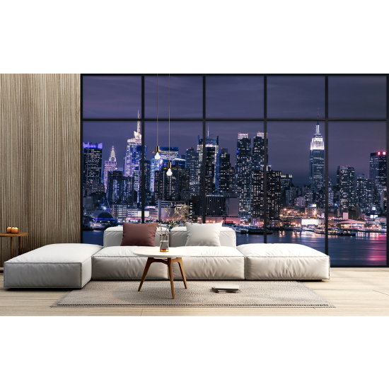 Papel pintado panorámico trampantojo - Nueva York
