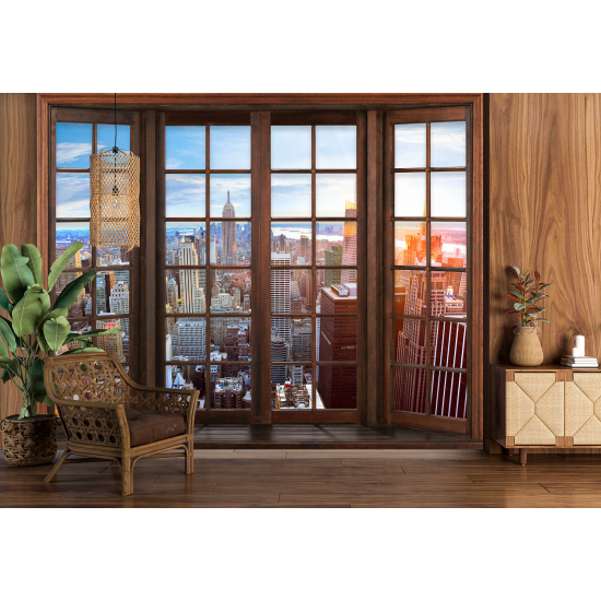 Papel pintado panorámico trampantojo - Nueva York