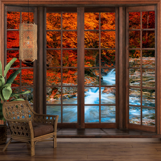 Papel pintado panorámico trampantojo - RÃo