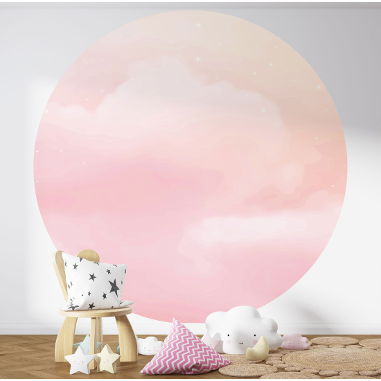 Papel pintado redondo para niños - Infantil - Cielo