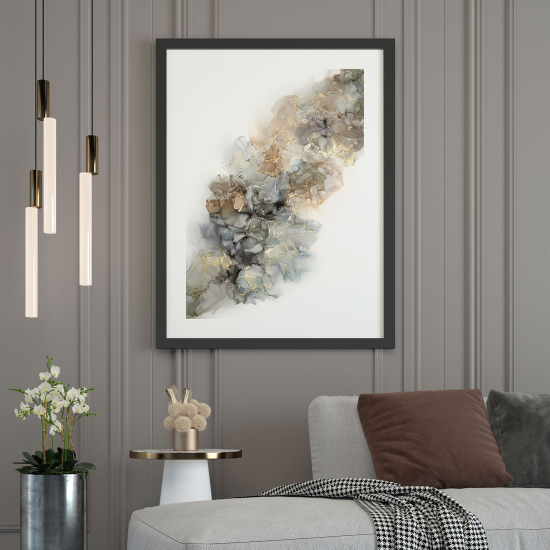 Póster - Efecto marmoleado