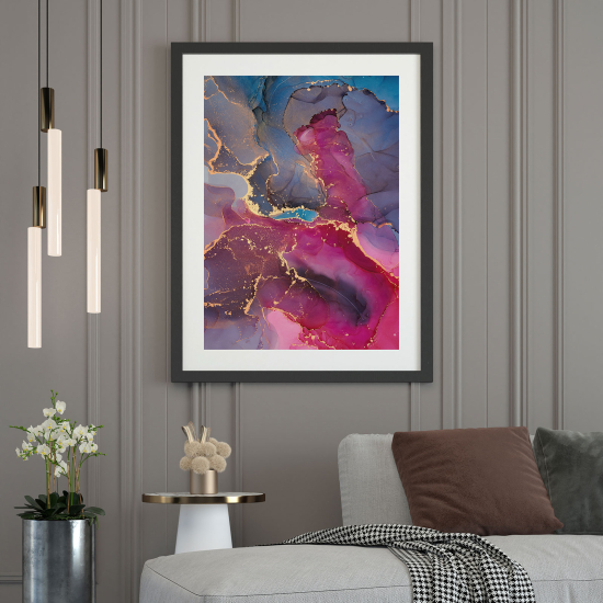 Póster - Efecto marmoleado