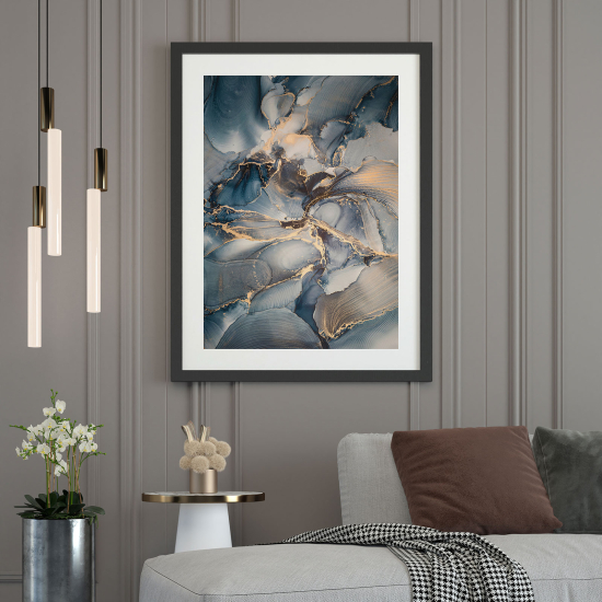 Póster - Efecto marmoleado