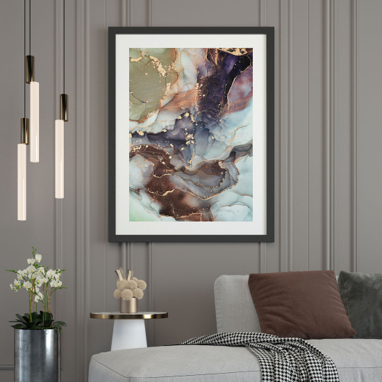 Póster - Efecto marmoleado