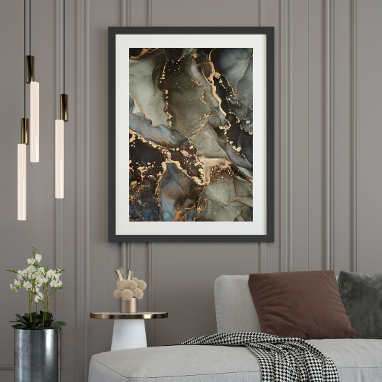 Póster - Efecto marmoleado