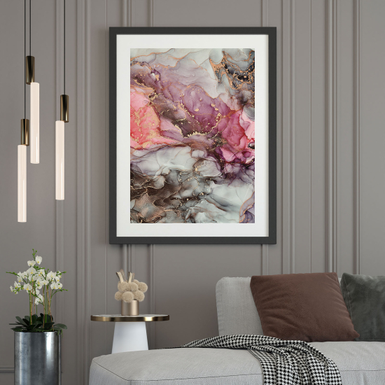 Póster - Efecto marmoleado