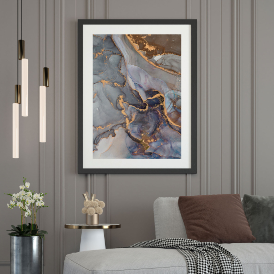 Póster - Efecto marmoleado