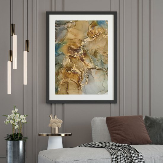 Póster - Efecto marmoleado