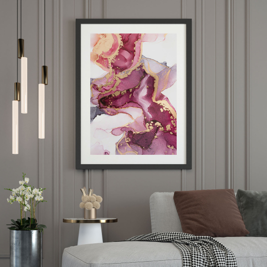 Póster - Efecto marmoleado